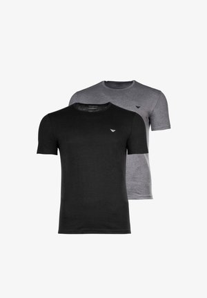 Emporio Armani, 2 PACK ENDURANCE - T-shirt basic - nero e grigio