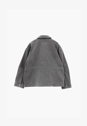 OXXO, OXXO LOOSE FIT POCKET DETAILED LONG SLEEVE JACKET - Farkkutakki - antik mulled basil