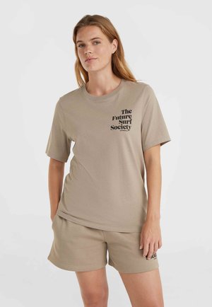 FUTURE SURF SOCIETY REGULAR  - T-shirt con stampa - pumpkin smoke