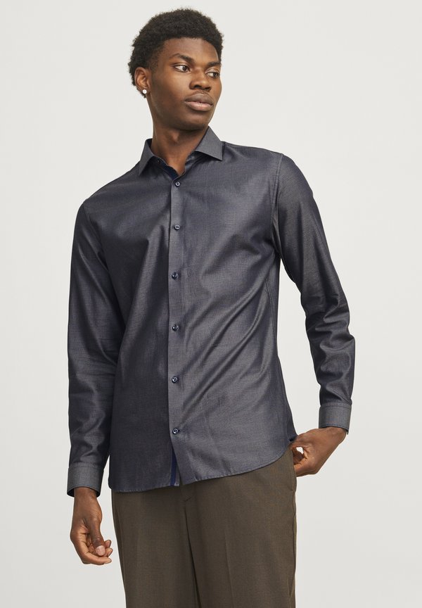 PARKER LANGARM - Hemd - dunkelblau