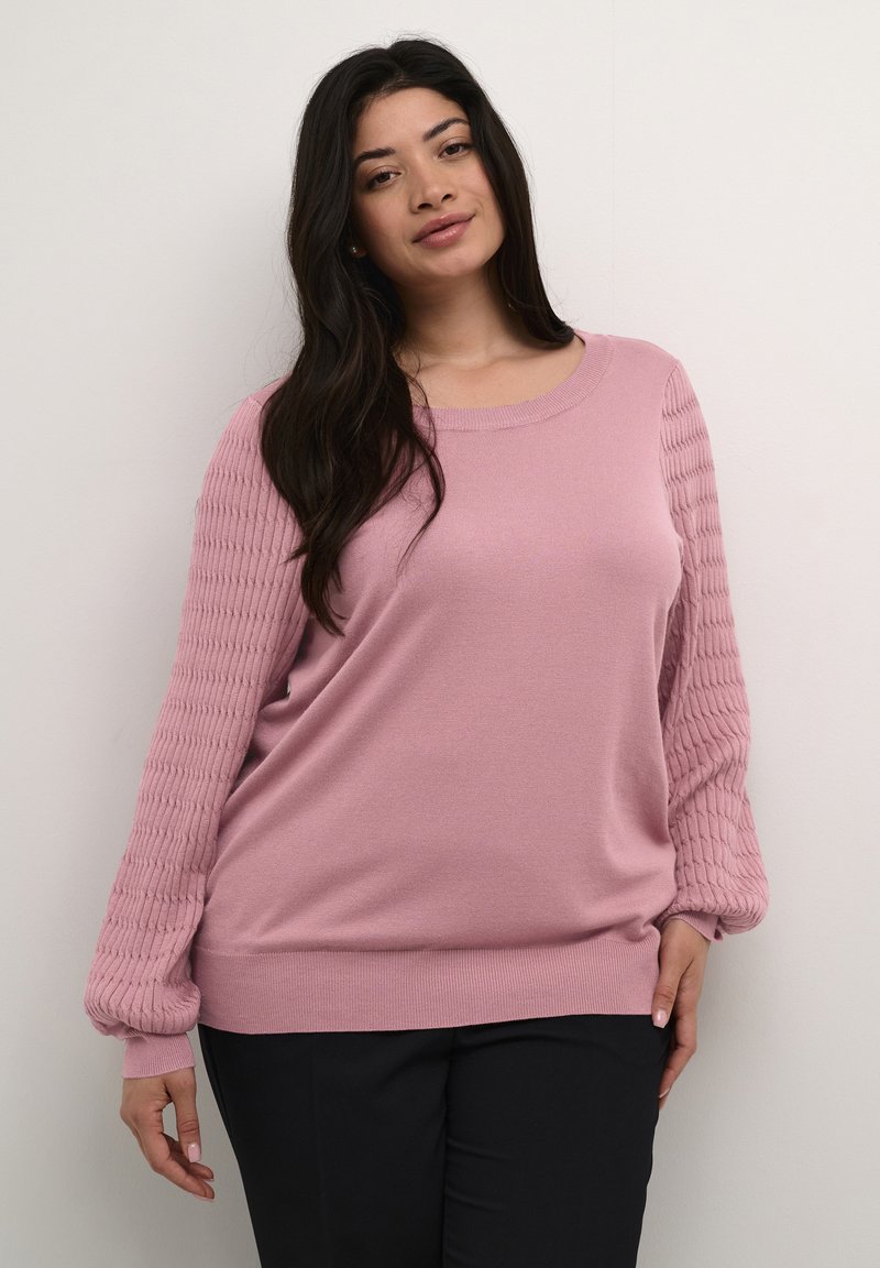 Kaffe Curve LINI - Maglione - mesa rose