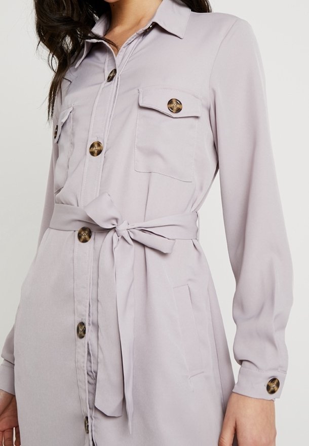 Robe Grise Missguided Taille 36 Courte Moulante - Occasion Très Bon état