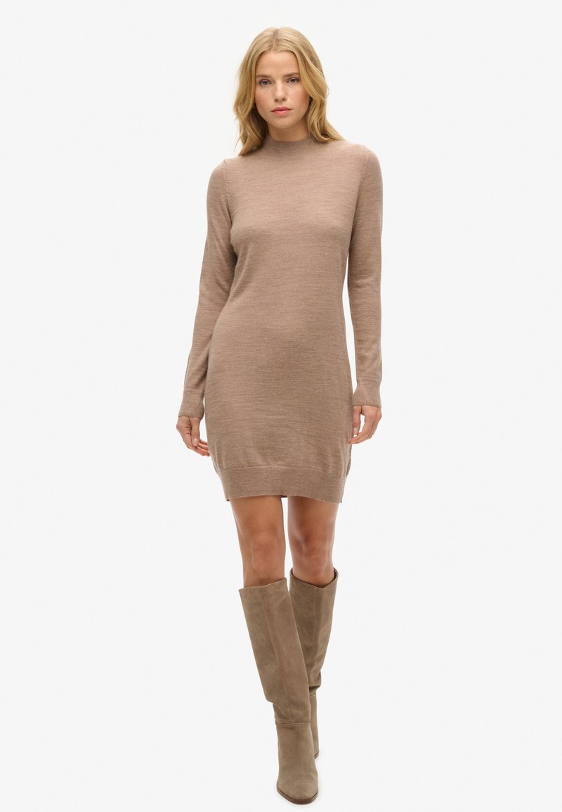 Superdry & Co Gebreide jurk zwart