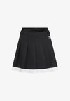IKON PLEATED SKIRT - Falda plisada - black/white