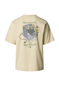 The North Face M CONNECTED RELAXED SS TEE -GRAPHIC - Triko s potiskem - gravel