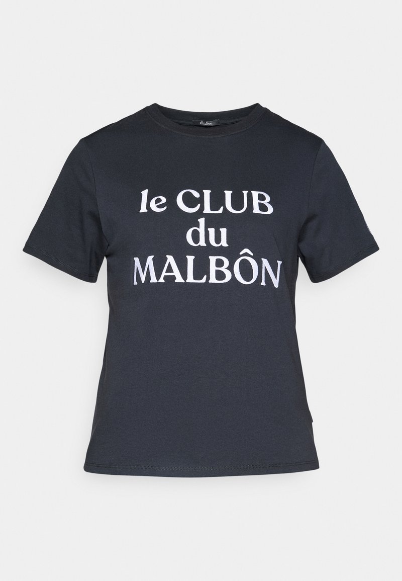 Malbon T-shirt print zwart
