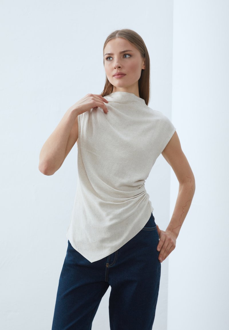 Anna Field by Zalando - Blouse - beige, Vergroten