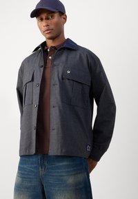 Scotch & Soda TRIMMED OVERSHIRT - Light jacket - grey melange