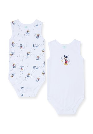 OVS TWO-PACK SLEEVELESS WITH MICKEY MOUSE PRINT - Body - optical white
