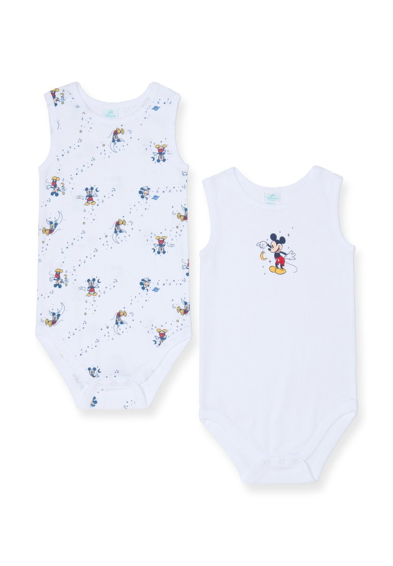 OVS TWO-PACK SLEEVELESS WITH MICKEY MOUSE PRINT - Body - optical white