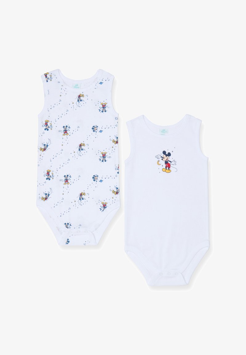 OVS TWO-PACK SLEEVELESS WITH MICKEY MOUSE PRINT - Body - optical white