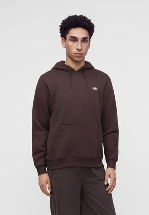 Dickies, OAKPORT HOODIE - Суитшърт с качулка - chocolate brown
