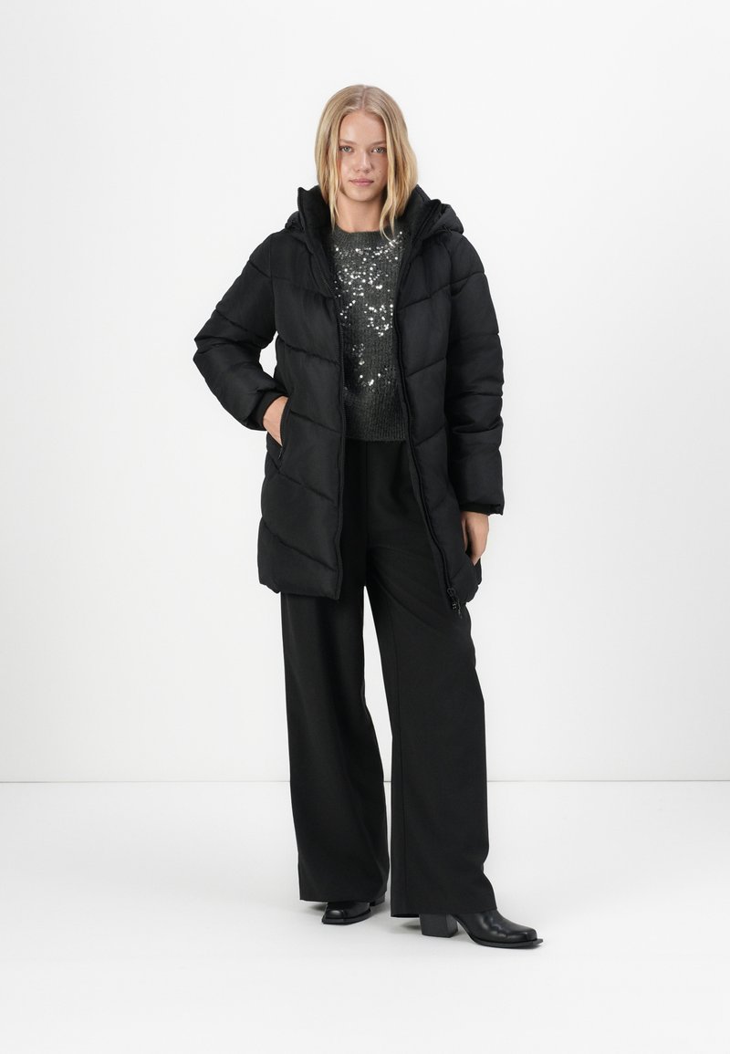 VILA VIMILJA Abrigo de invierno black beauty/negro - Main Image