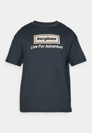 Berghaus CONCERT COLLECTION ADVENTURE TOUR TEE UNISEX - Apdrukāts T-krekls - black