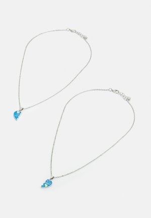 Jack & Jones JACBESTIE NECKLACE UNISEX 2 PACK - Náhrdelník - silver-coloured