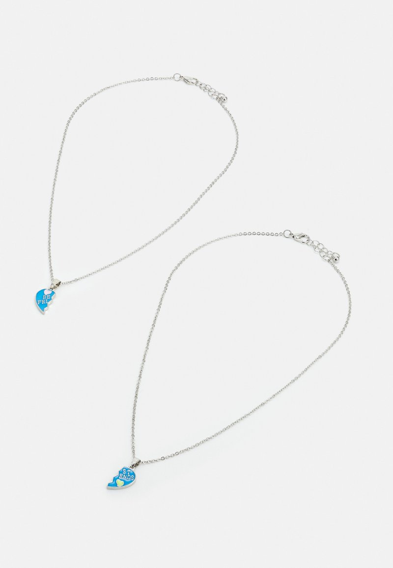 Jack & Jones JACBESTIE NECKLACE UNISEX 2 PACK - Κολιέ - silver-coloured