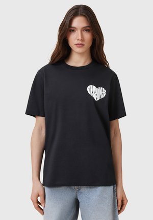 AllSaints POSTER BF TEE - T-shirt con stampa - black