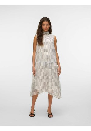 Vero Moda ASYMMETRICAL DRESS VMSMILLA LONG DRESS - Robe de jour - snow white