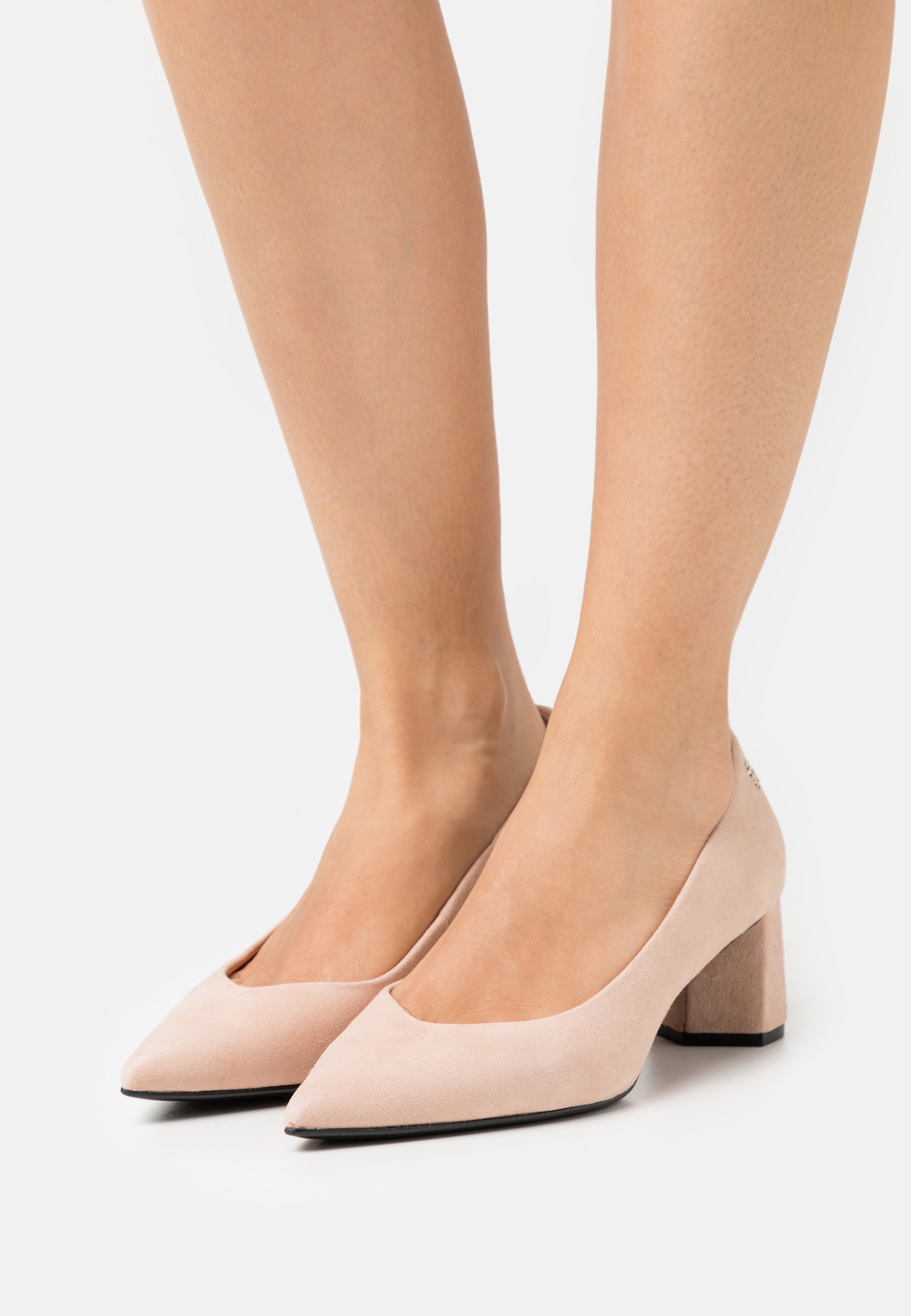 Tommy Hilfiger FEMININE MID HEEL - Decolleté - sandbank/rosa - Zalando.it