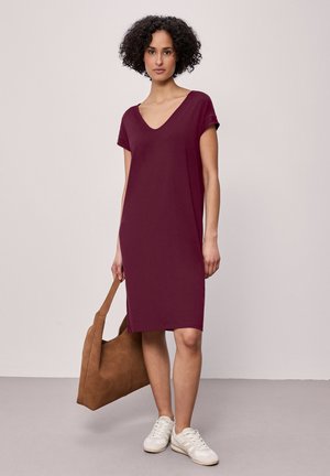 Street One LÄSSIGES - Jerseykleid - rot