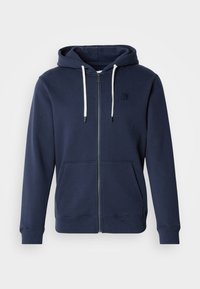 Scotch & Soda FULL ZIP LOGO HOODIE - Zip-up sweatshirt - sky captain