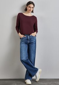 Street One PULLOVER - Strickpullover - rot