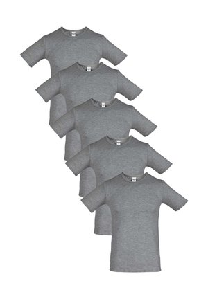 BASIC 5ER PACK - Undershirt - gray
