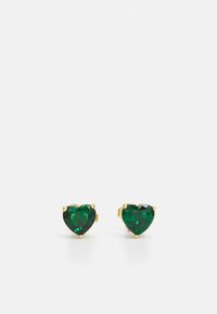 MY LOVE HEART STUDS - Oorbellen - green