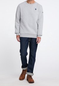 Schmuddelwedda Sudadera - mottled light grey