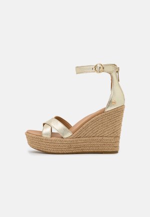 EZRAH - Sandales à plateforme - gold metallic