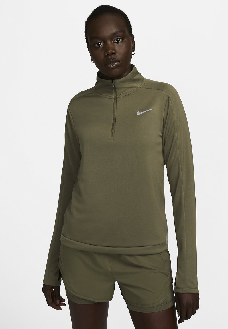 Nike Performance DRI-FIT PACER - Camisola de manga comprida - medium olive