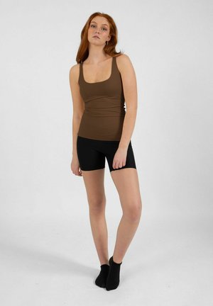 HEART VIDA TANK - Viršus - mocca mousse