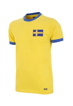 COPA Football SWEDEN RETRO - Print T-shirt - yellow