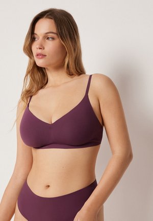 Calzedonia, INVISIBLE BONDING BUSTIER - Bikinitop - burgundy