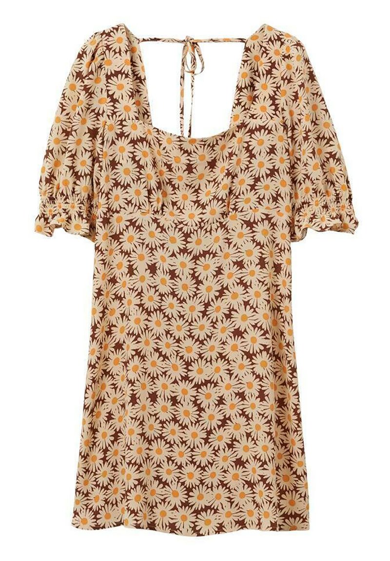 Mango Jurk bruin Mango Jurk bruin