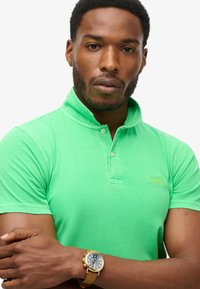 Superdry & Co ESSENTIAL LOGO - Poloshirt - dry fluro lime