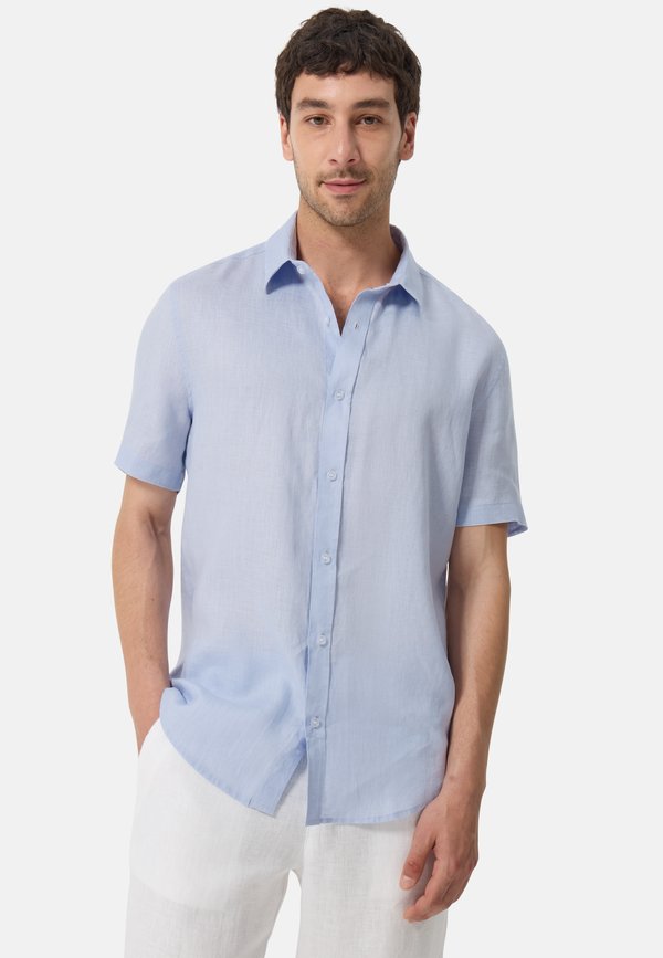 KURZARM - Hemd - blau