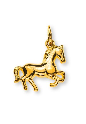 MUAU Schmuck, ANHÄNGER PFERD , 18X14MM - Pendentif - gelbgoldfarben