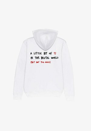 UNISEX - Hoodie - white