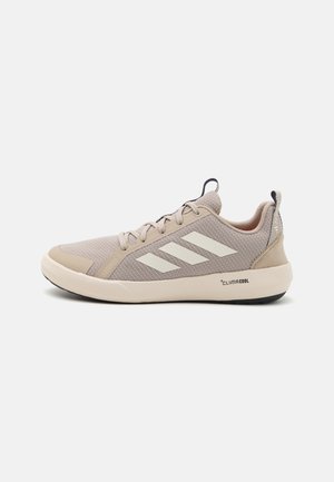 CLIMACOOL - Hiking shoes - beige/chalk white/semi impact orange