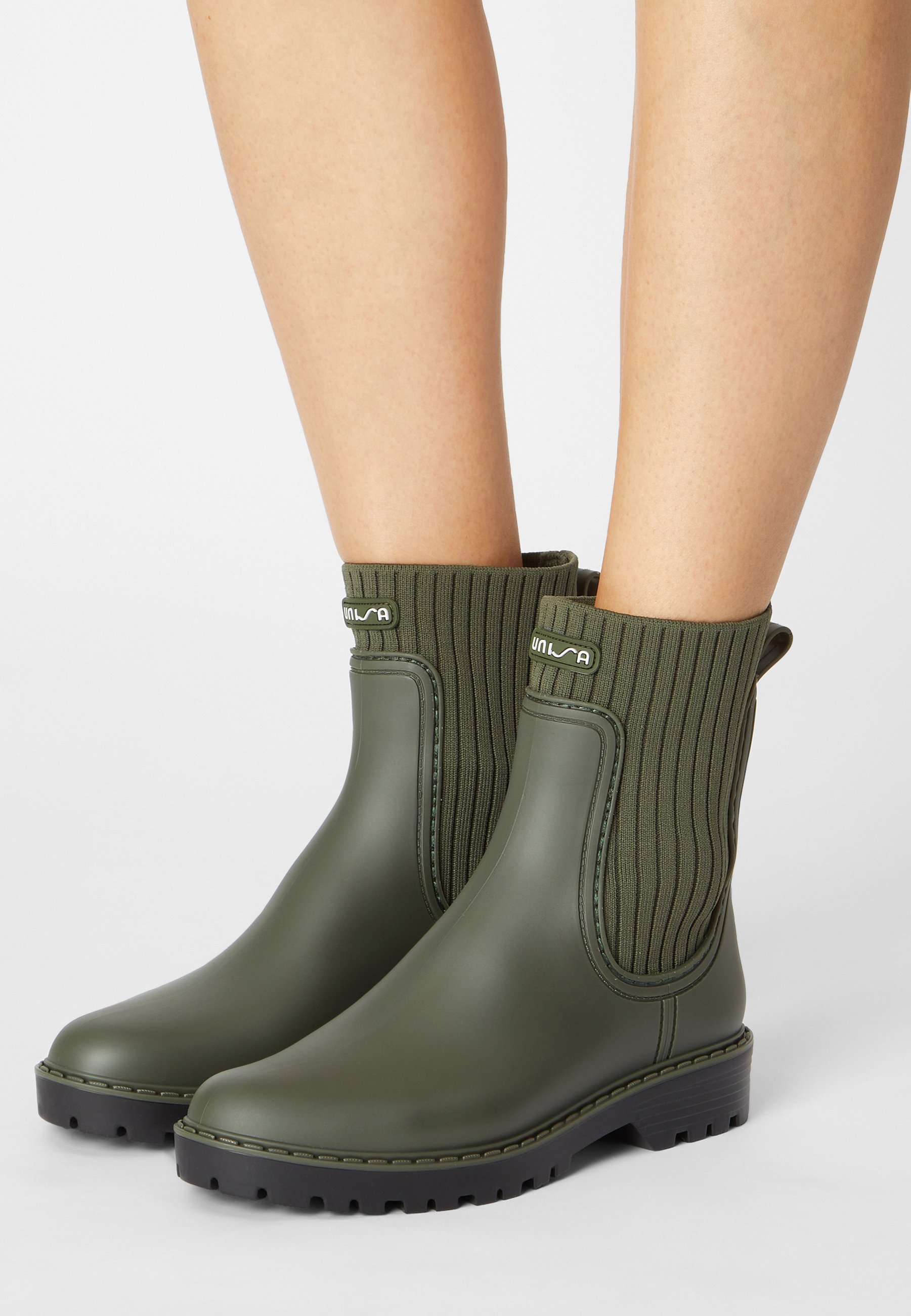 Unisa AYNAR - Botas de agua - hunter/caqui - Zalando.es