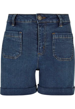 Farkkushortsit - deepblue washed