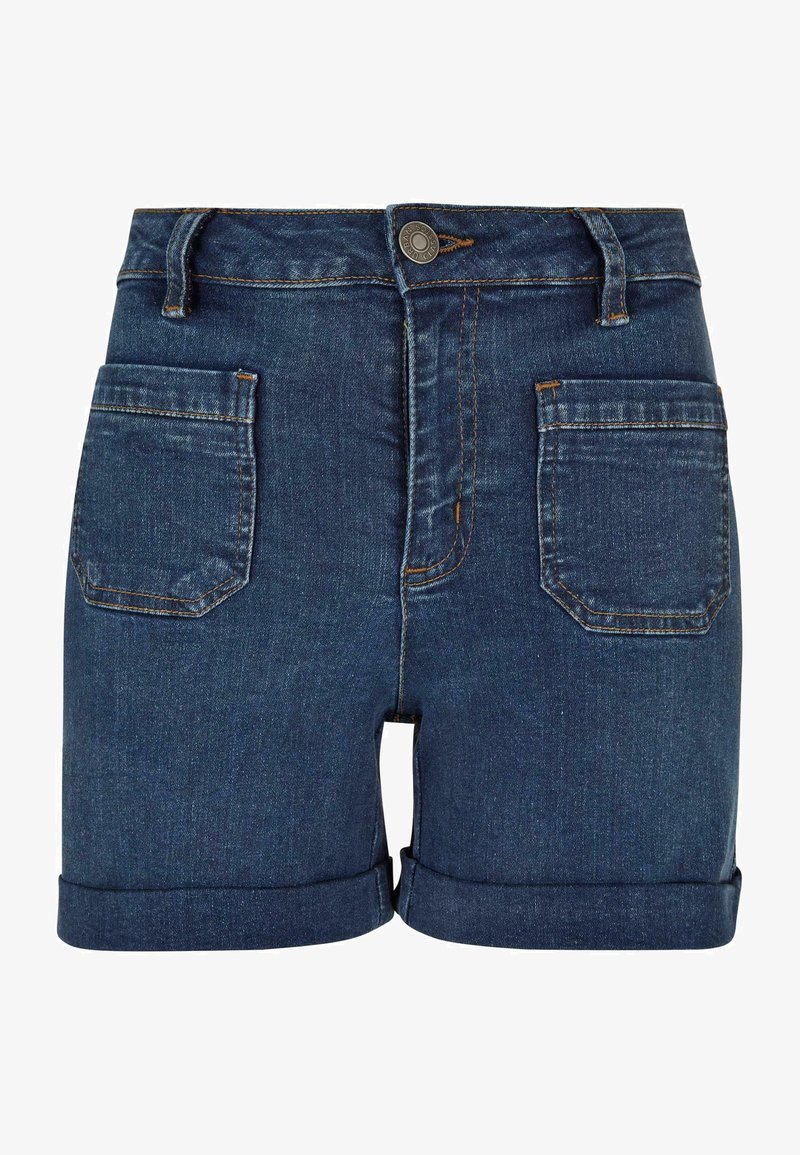 Urban Classics Farkkushortsit - deepblue washed
