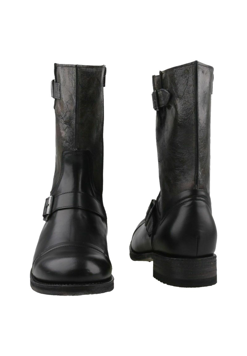Herren Schnürboots | Sendra Cowboy-/Bikerboot schwarz - YT03489 Herren Schnürboots | Sendra Cowboy-/Bikerboot schwarz - YT03489