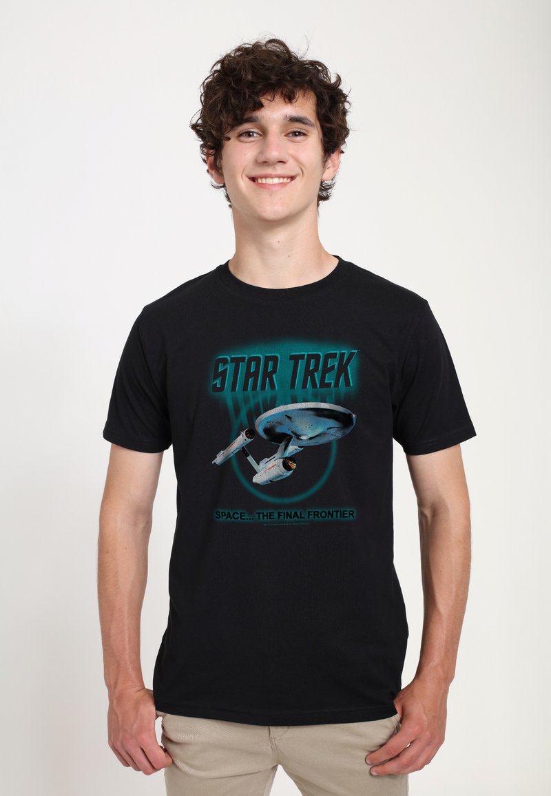 Henry Tiger STAR TREK ENTERPRISE - T-shirt z nadrukiem