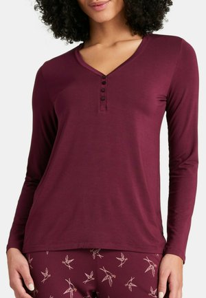MIX & RELAX - Pyjama top - burgund