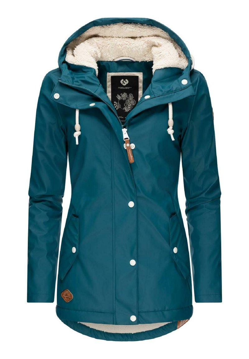 Damen Parkas | Ragwear MARGE Wintermantel petrol - HE83054 Damen Parkas | Ragwear MARGE Wintermantel petrol - HE83054