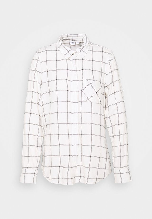DRAPEY PLAID  - Chemisier - white