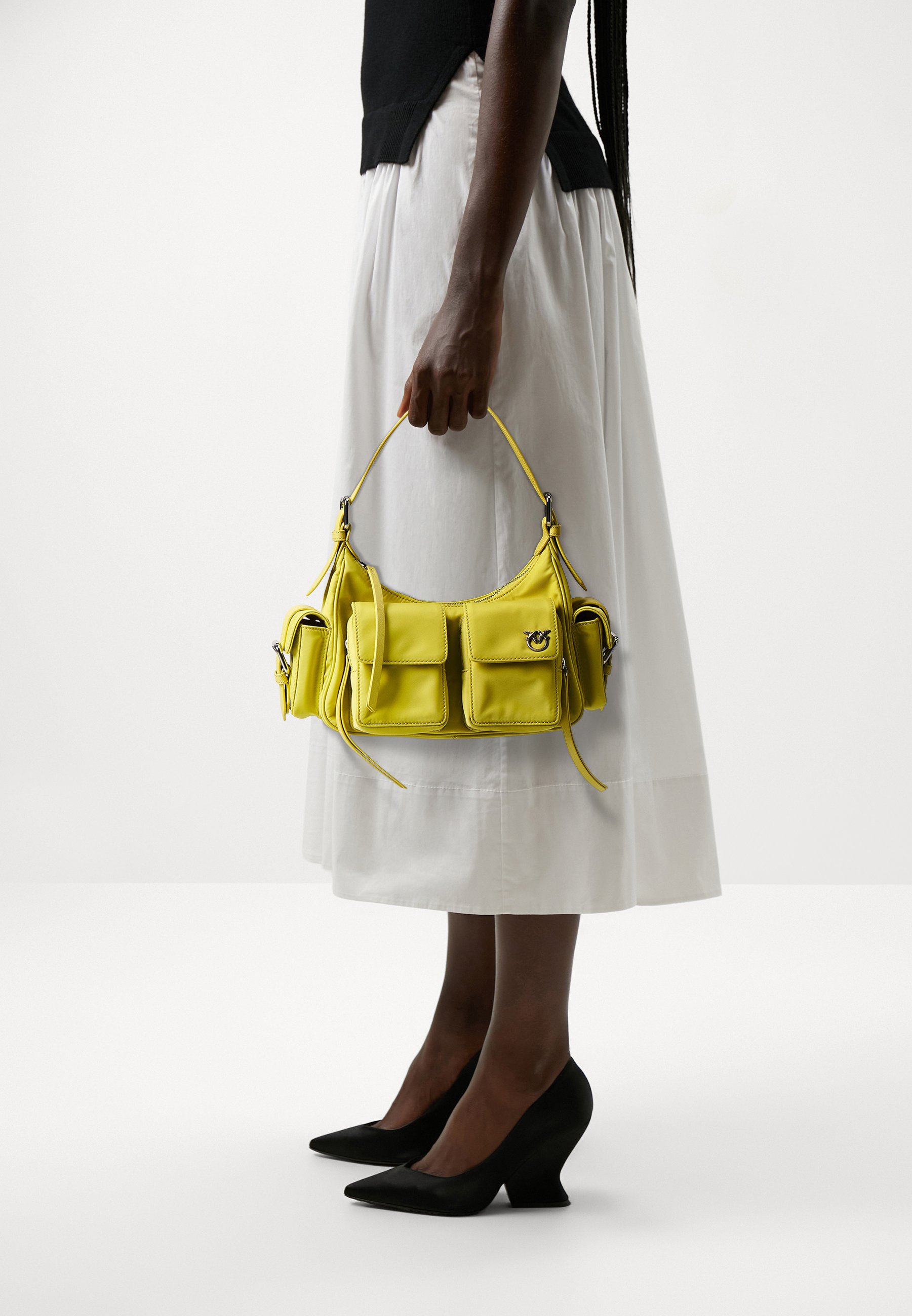 【関税&送料込】Pinko Top Yellow Pinko 'love Summer' Bucket Bag | italist