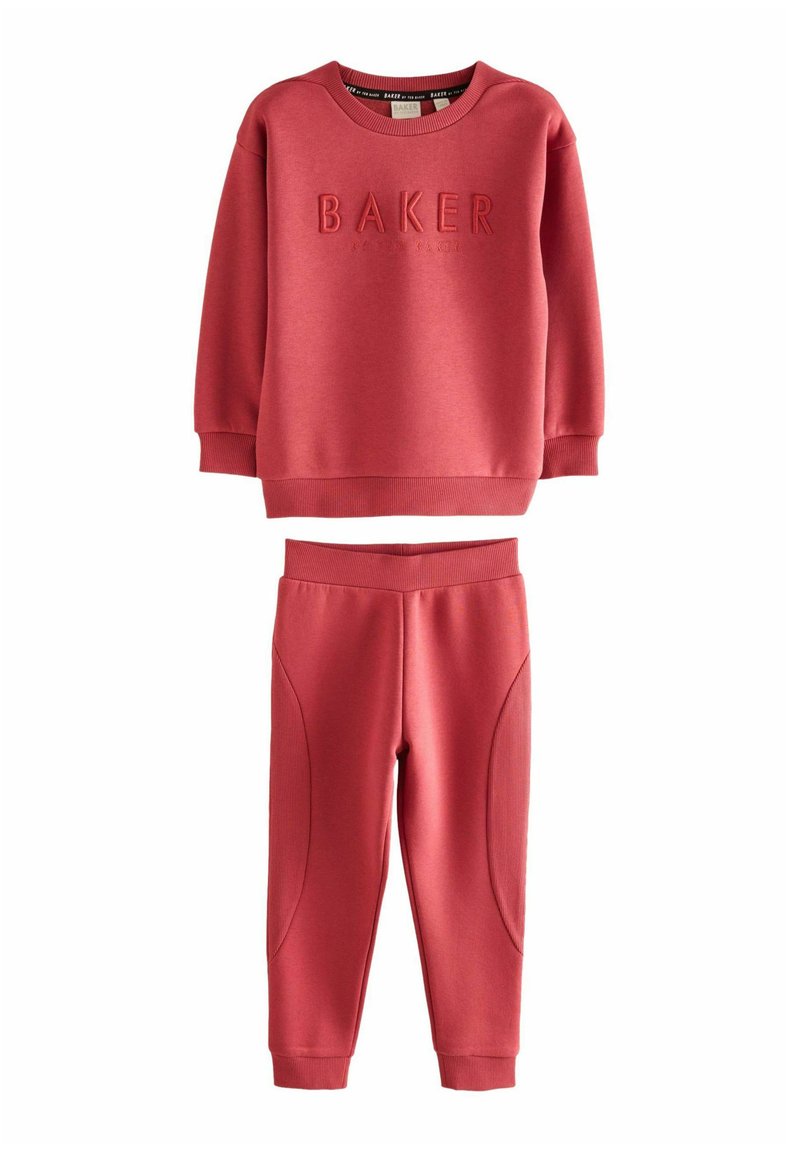 Baker by Ted Baker JOGGERS SET - REGULAR FIT - Träningsset - red/röd ...